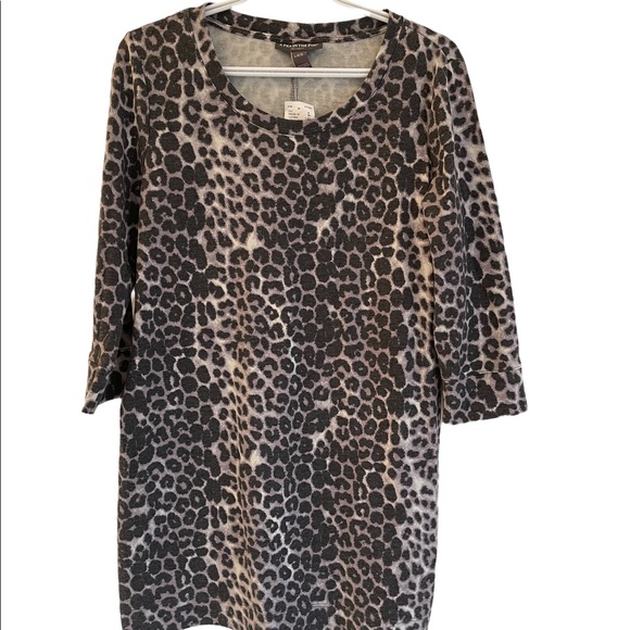 Comfortable maternity leopard print tunic - Pea in the Pod size L - NWT - Picture 8 of 8